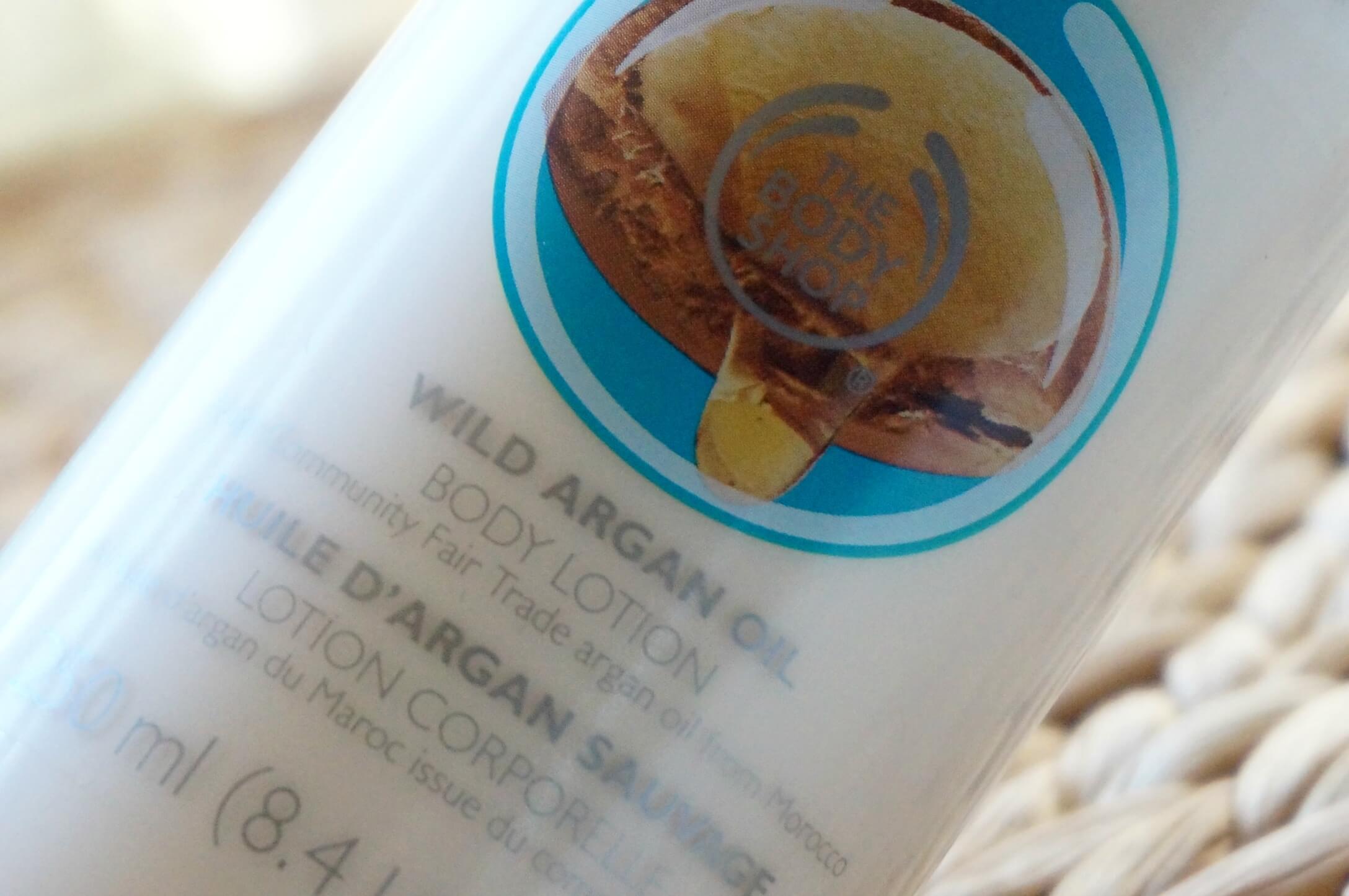 The Body Shop Wild Argan oil body lotion
