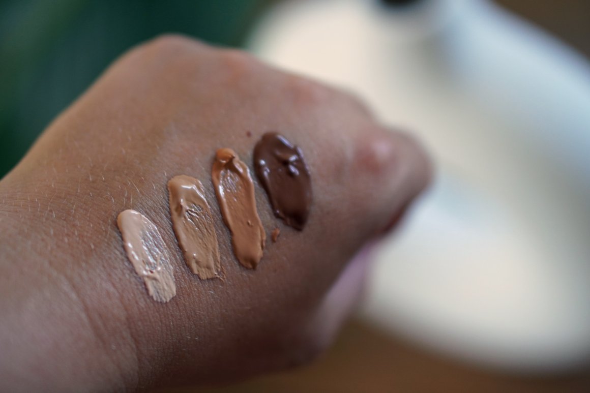 The Body Shop Second Skin Tint swatches