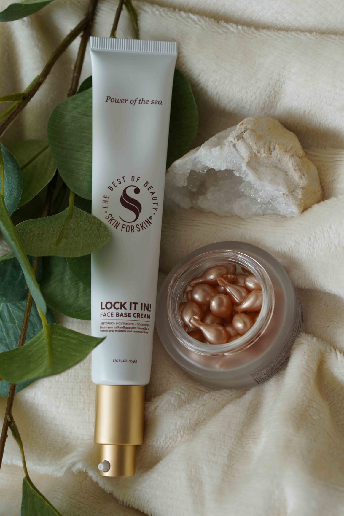 Skin for Skin Locked it in cream & serum capsules