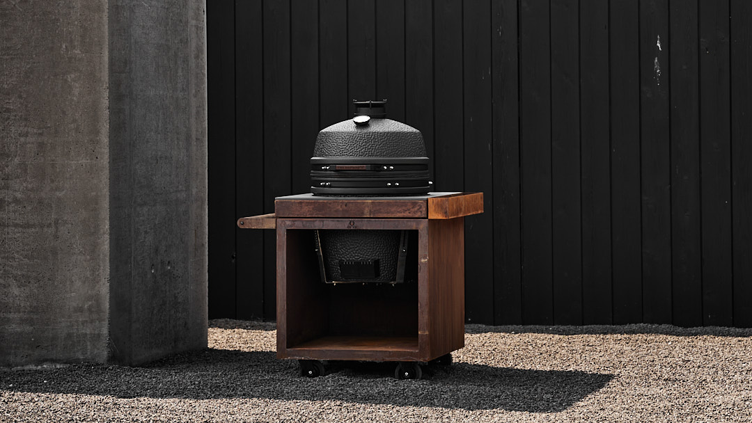 pizza bakken op kamado