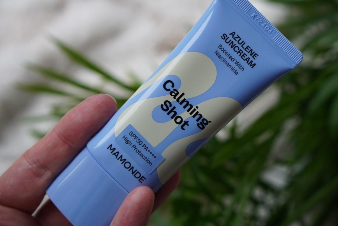 Mamonde Calming Shot Azulene Sun Cream review
